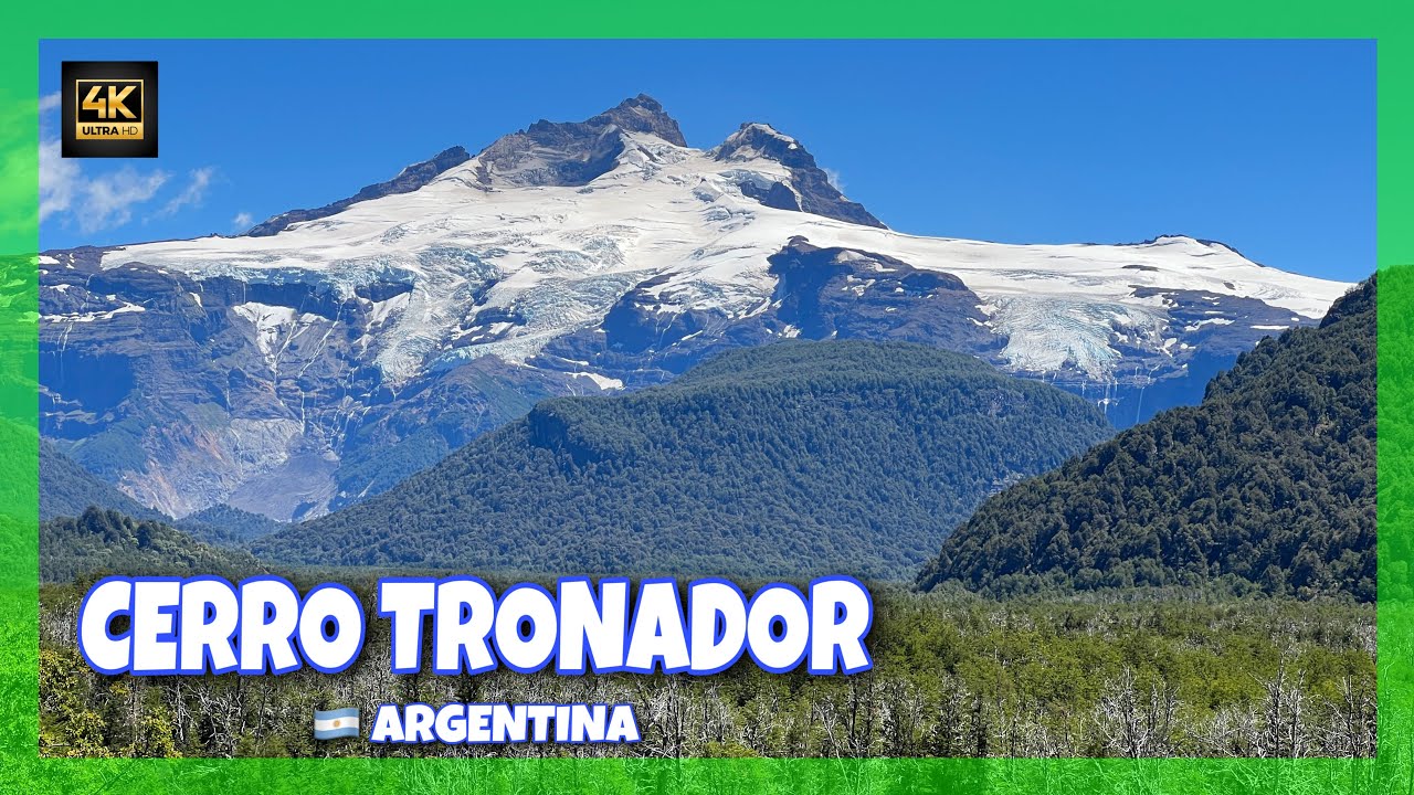 🏔 VENTISQUERO NEGRO y el CERRO TRONADOR en 🚗 Auto 🇦🇷 Argentina - Cascada Los Alerces 2024