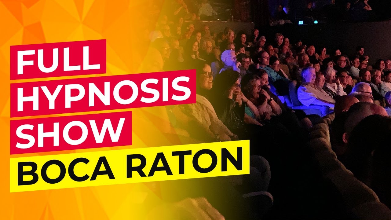 Comedy Hypnotist Richard Barker FULL HYPNOSIS SHOW Boca Raton