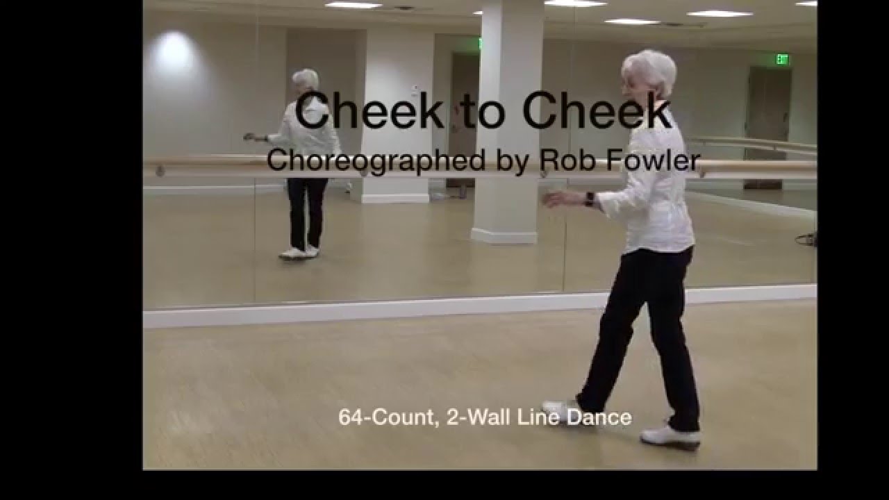 Cheek to Cheek Line Dance Teach and Demo