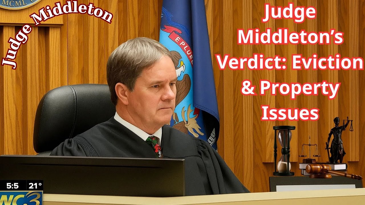 Judge Middleton&rsquo;s Courtroom: Eviction Case & Tenant Property Dispute