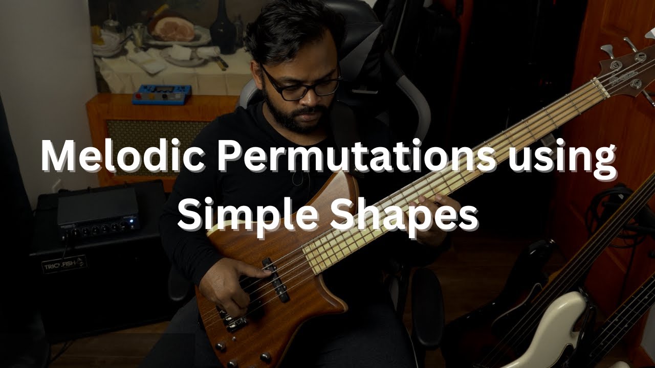 Melodic Permutations using Simple Shapes #basslessons