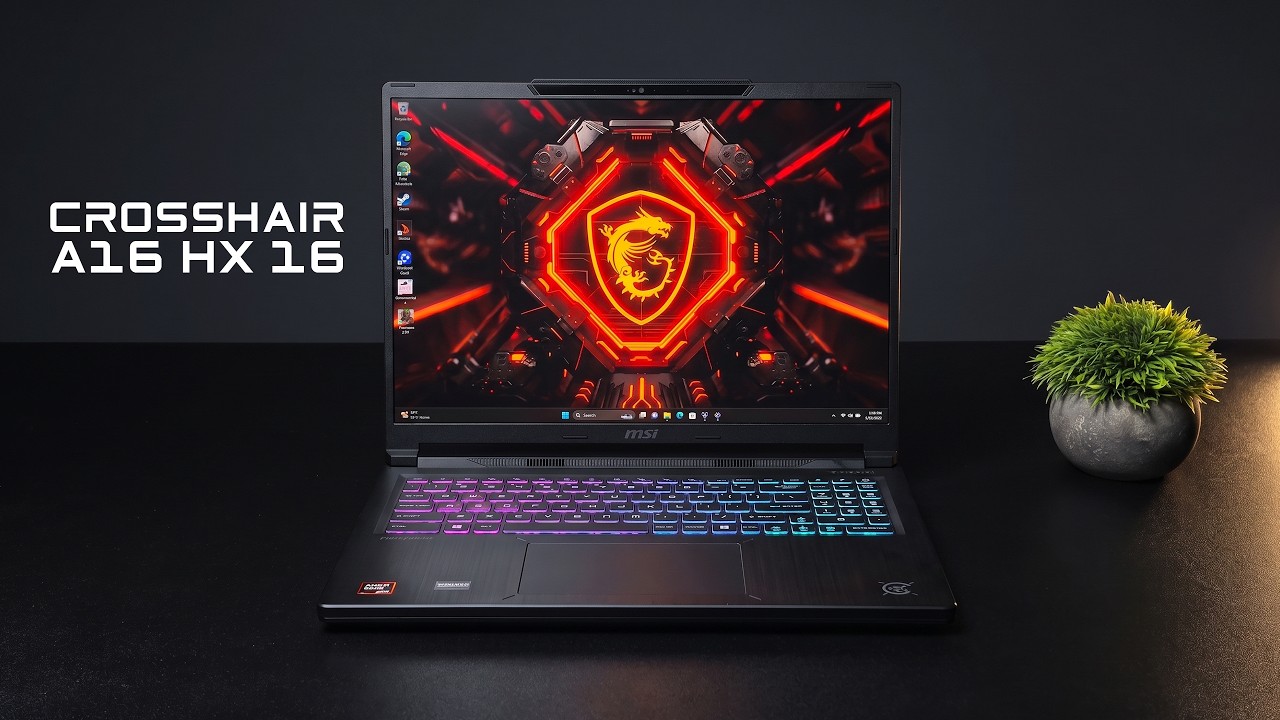 MSI Crosshair A16 HX &ndash; test praktyczny. Ten laptop z 16-rdzeniowym procesorem RYZEN jest SZYBKI