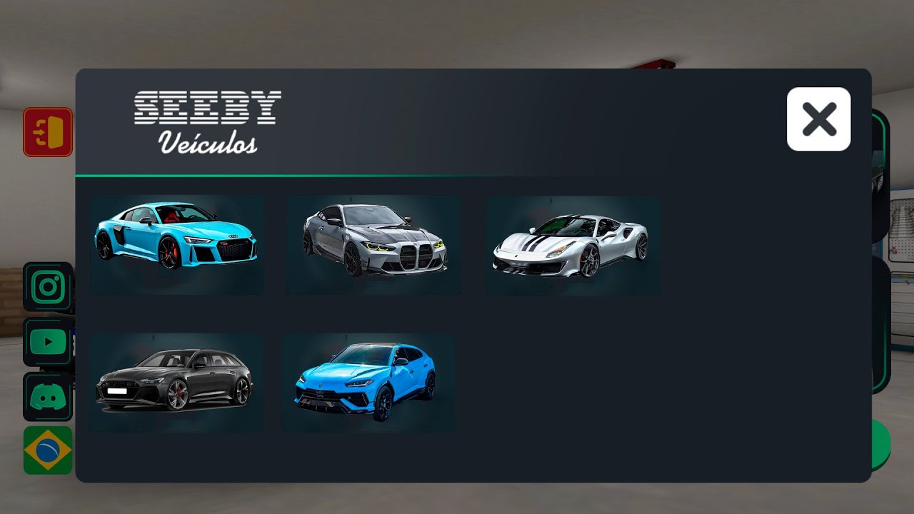 TOP5 CARROS DO SEBBYGAMES no REBAIXADOS ELITE BRASIL