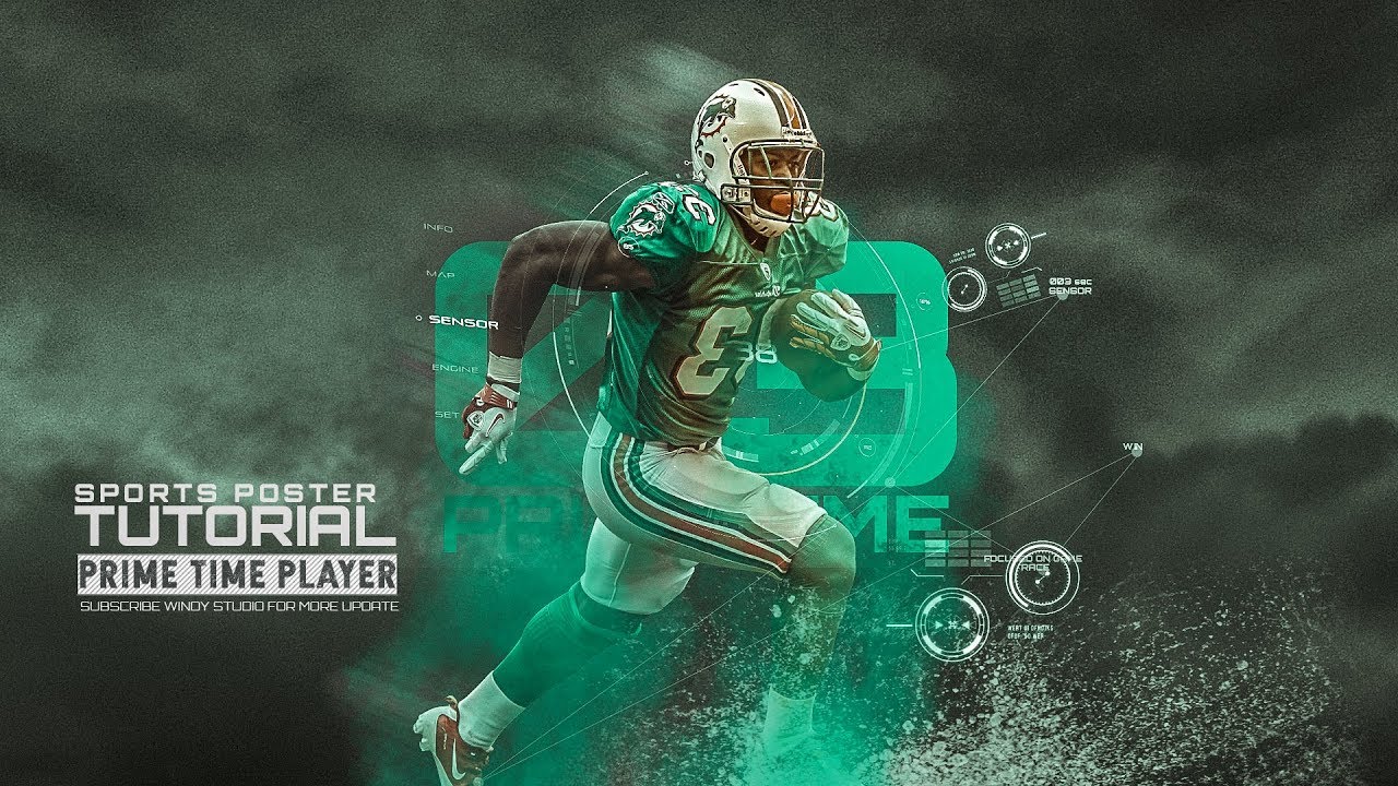 Photoshop Tutorial | Sports Poster
