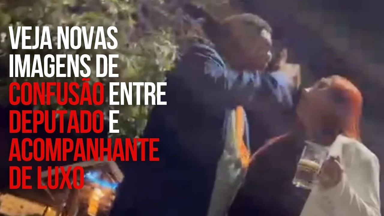 Novas imagens mostram barraco entre acompanhante com deputado em Bras&iacute;lia
