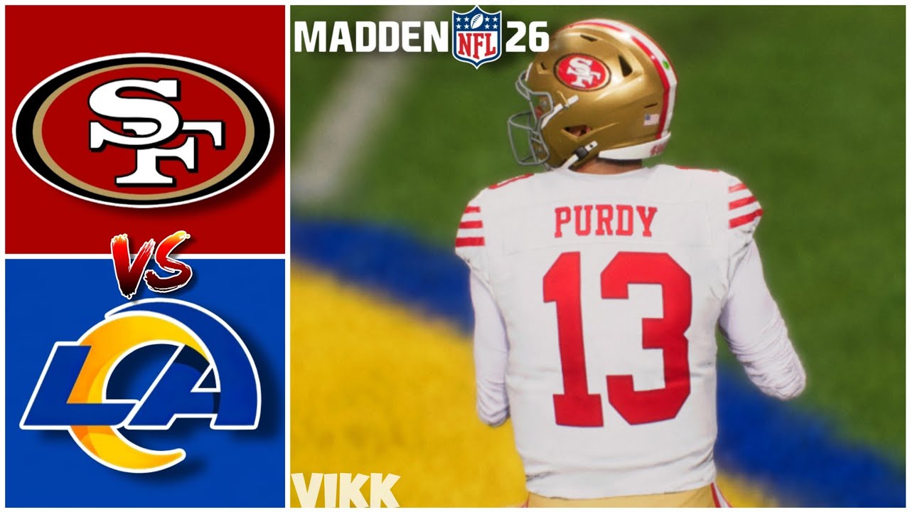 49ers (No Bosa) vs Rams Week 5 Simulation (Madden 26)