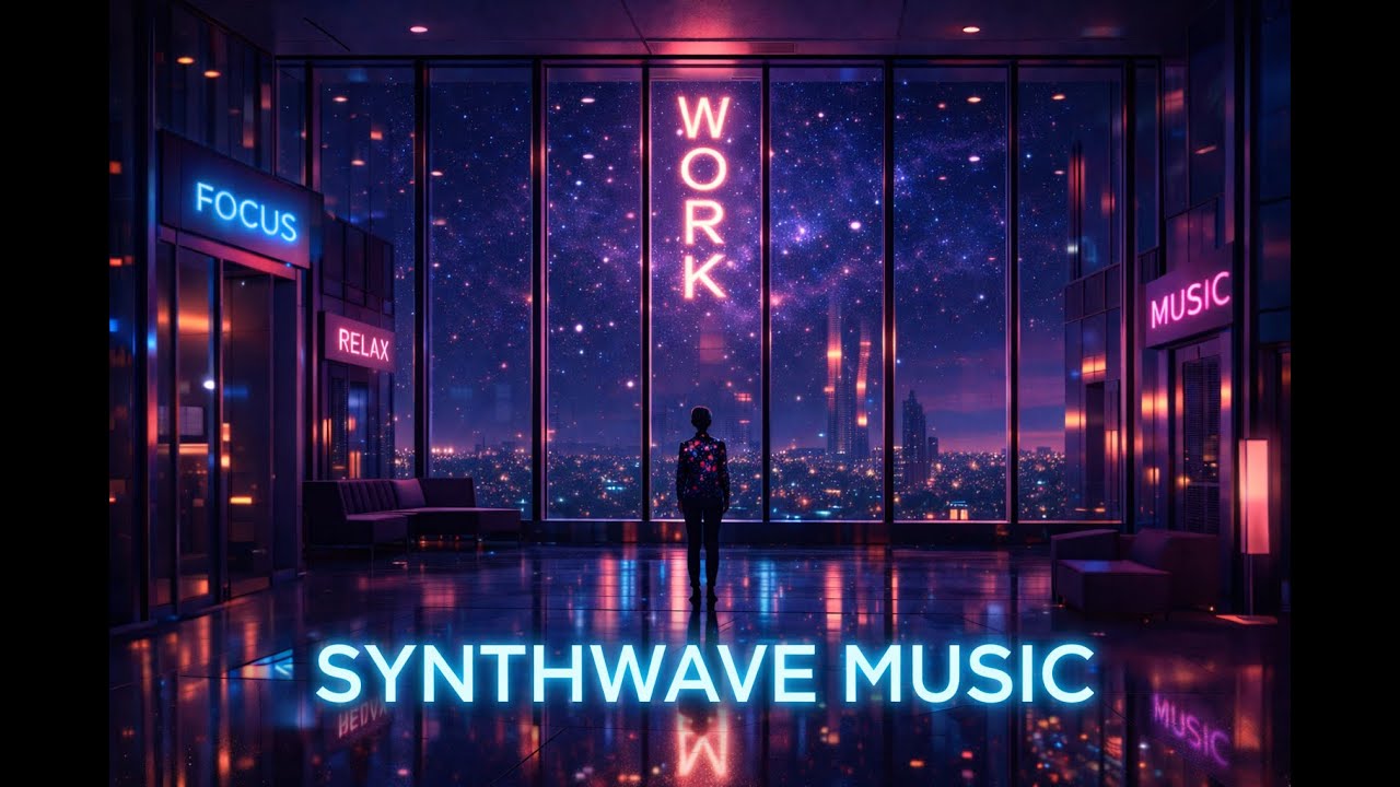 Immersive Synthwave Music for Late Night Focus