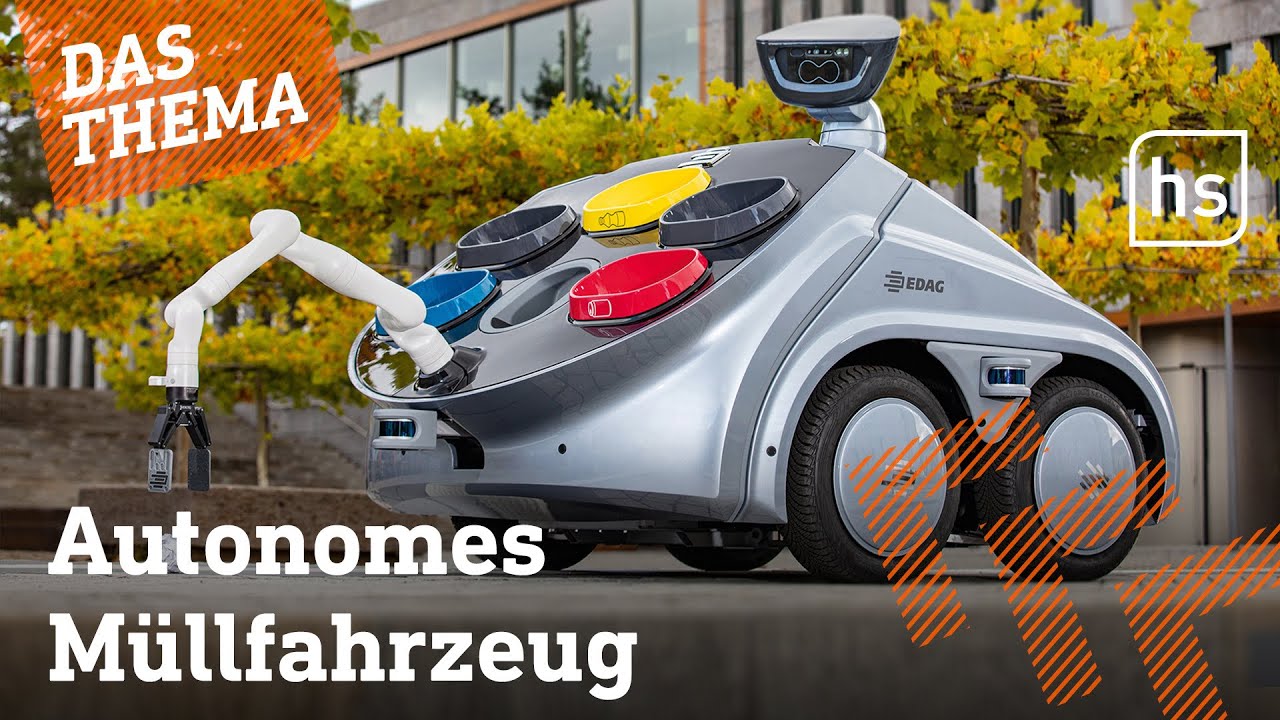 Bald keine Müllmänner mehr? Frankfurt testet Citybots | hessenschau DAS THEMA