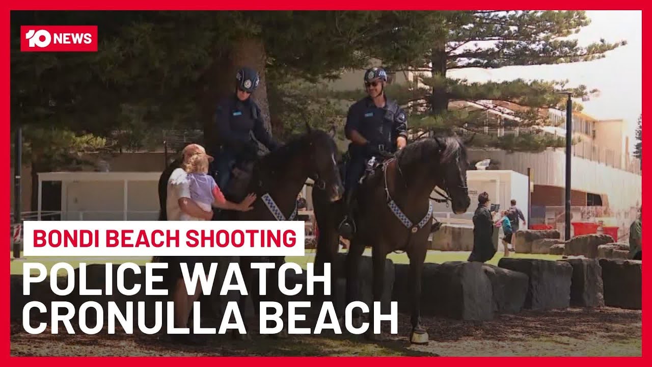 Police Swarm Cronulla After Online Threats Following Bondi Attack | 10 News