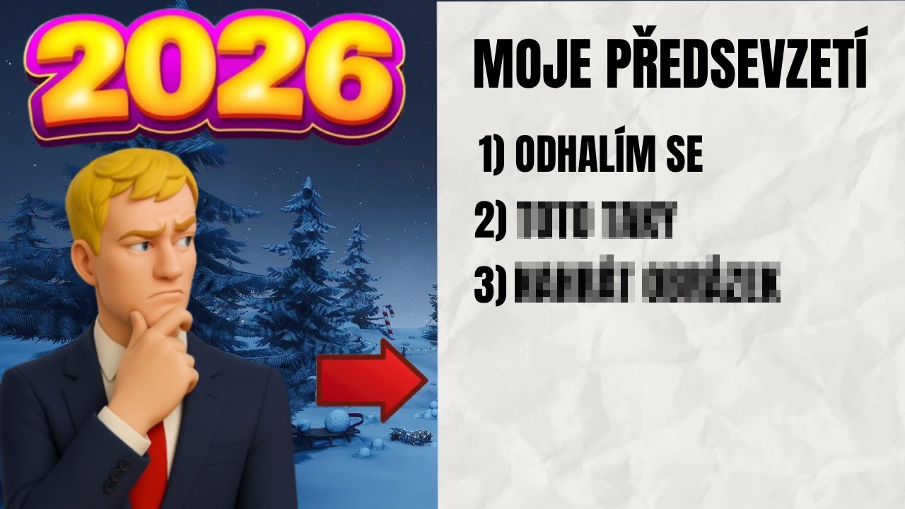Moje předsevzetí na rok 2026.Chci se odhalit???