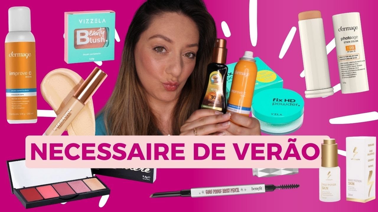 NECESSAIRE E MAKE DE VERÃO | COLLAB DAS AMIGAS