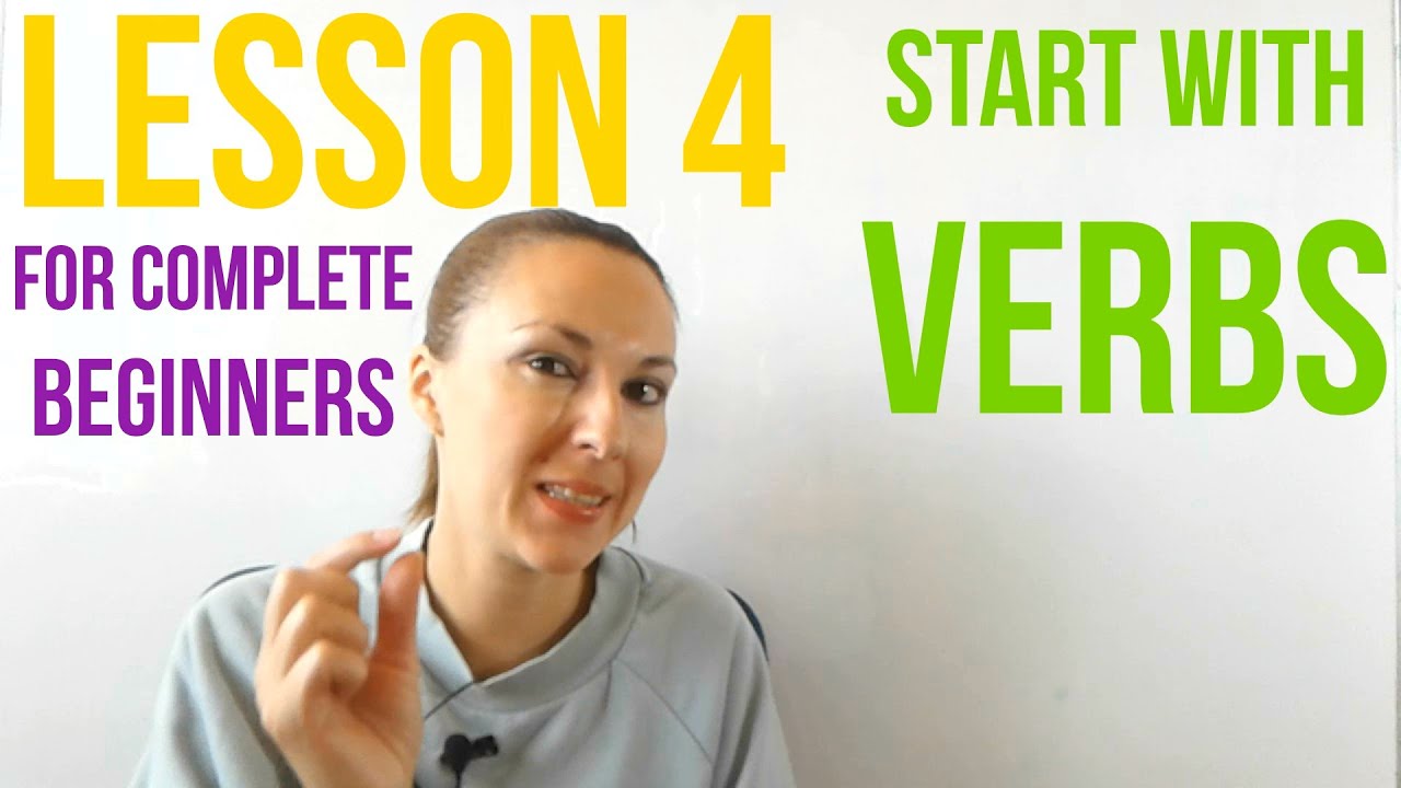 RUSSIAN VERBS: 1ST CONJUGATION - LESSON 4 FOR COMPLETE BEGINNERS