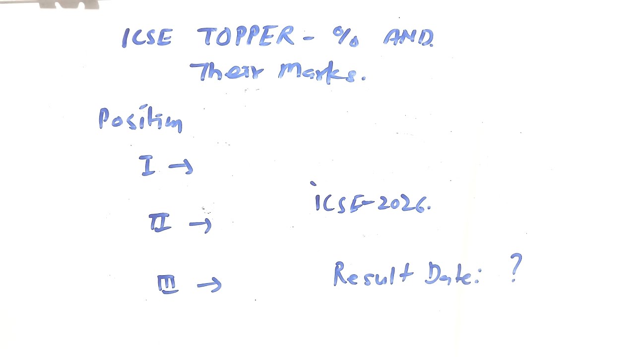 icse 2026 toppers % and their maarks | how icse examiners are best examiners| I #icse