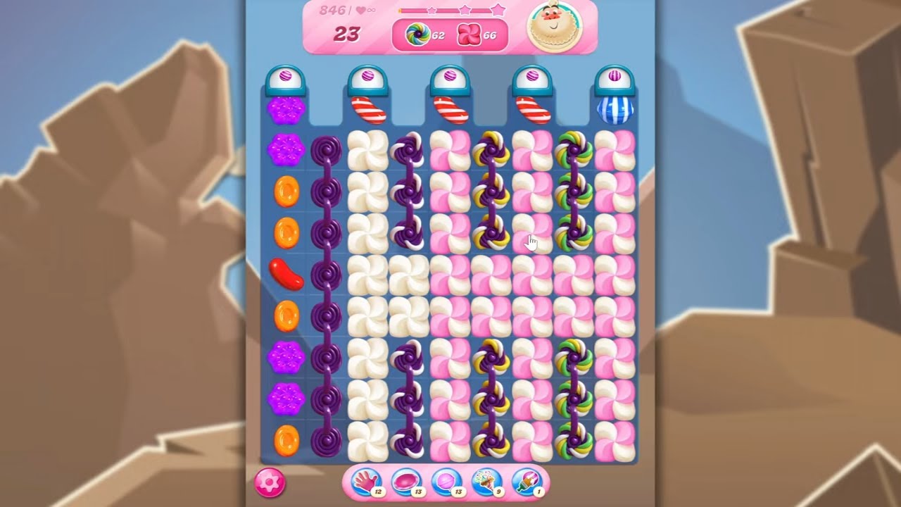 Candy Crush Saga LEVEL 846 NO BOOSTERS&nbsp;(new version)🐟☑️