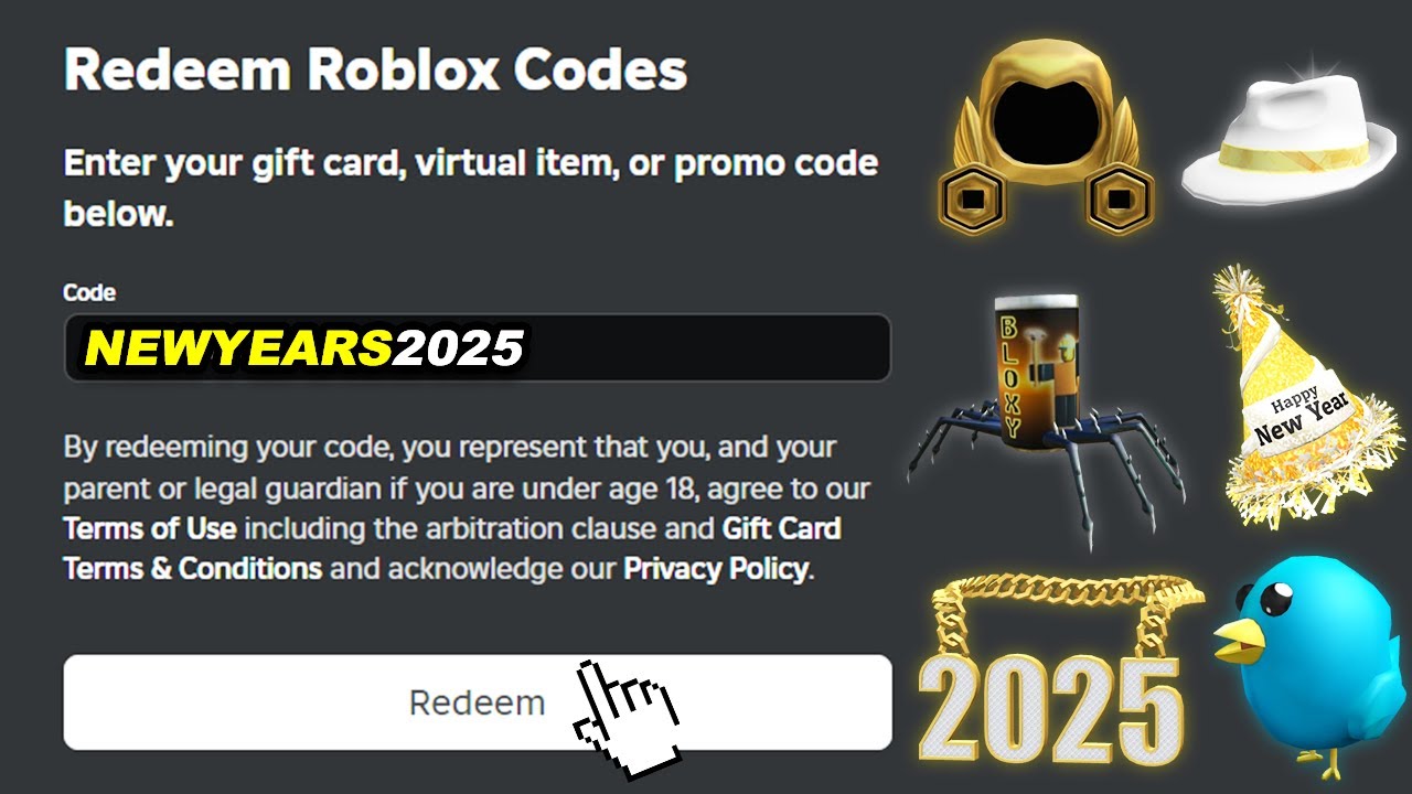 ALL NEW YEARS 2026 Roblox Promo Codes For ROBLOX ITEMS | Roblox January Promo Codes