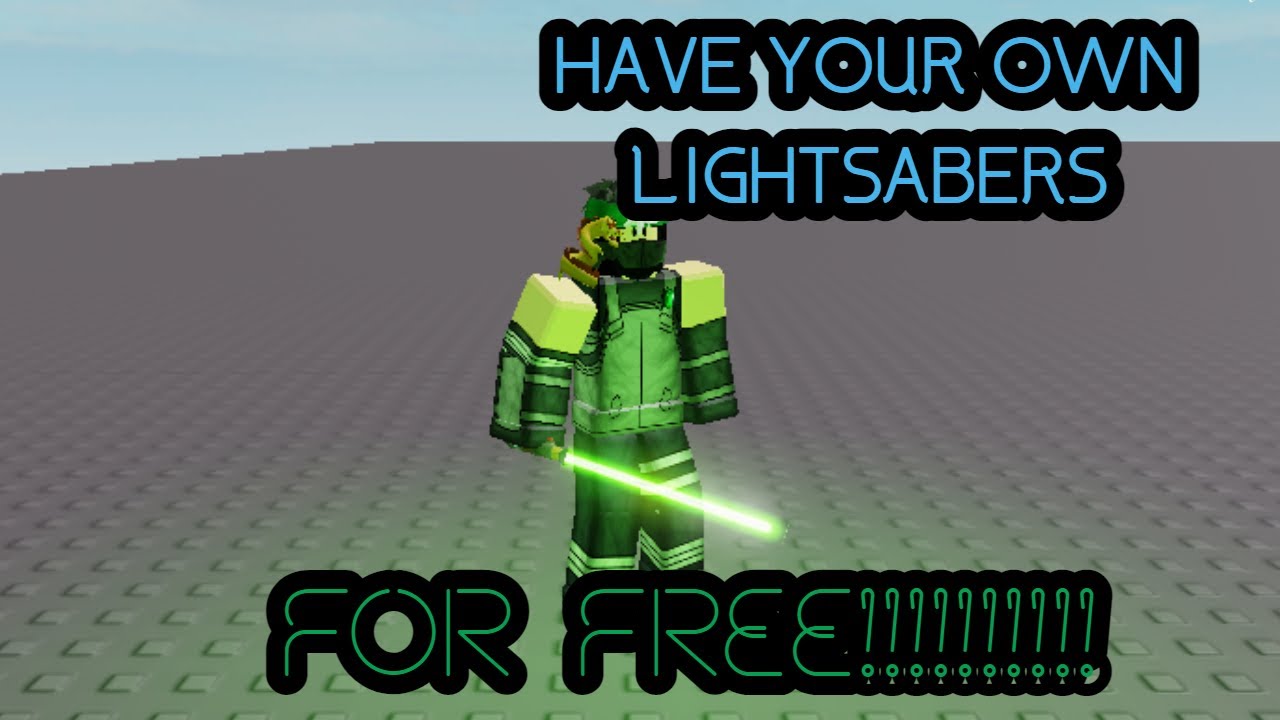 Roblox - How to get REALLY good Lightsabers! (FREE!)