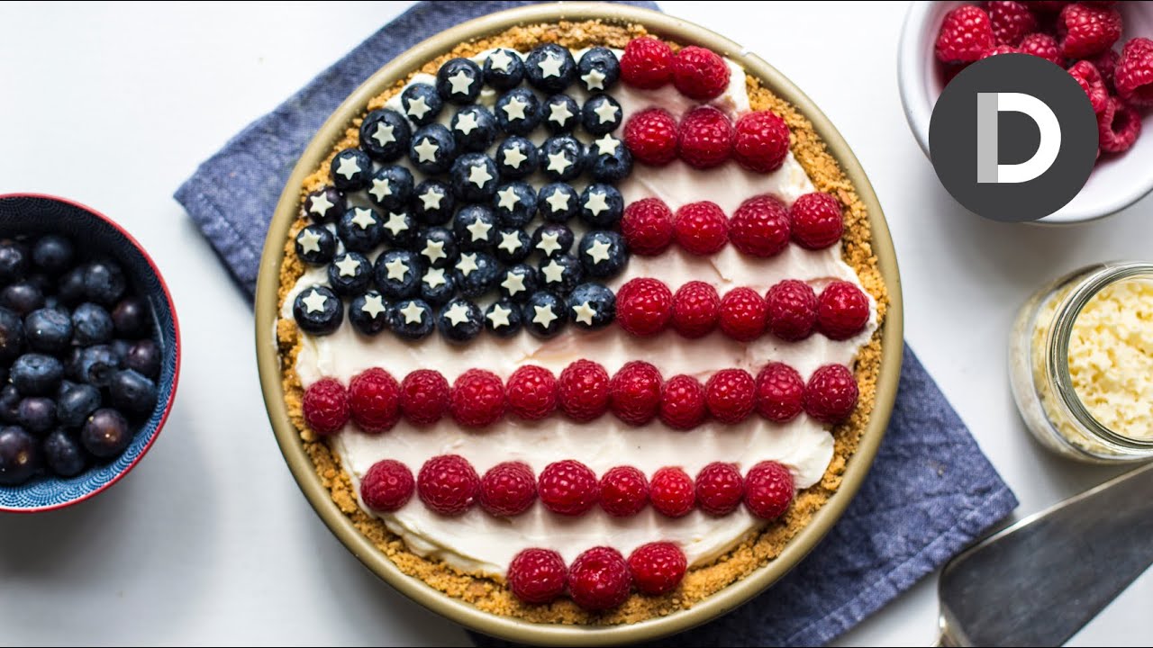 4th Of July No Bake Cheesecake Pie!