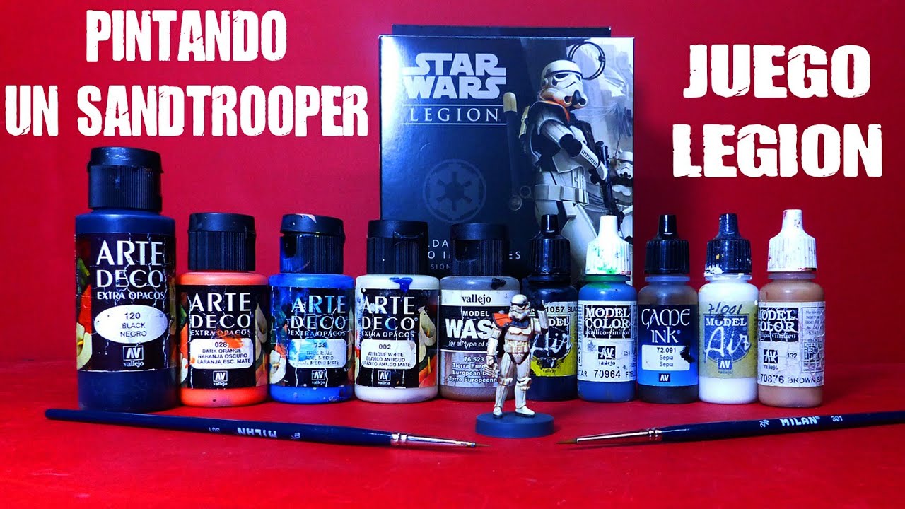 Star Wars Legion . Pintando Un Sandtrooper