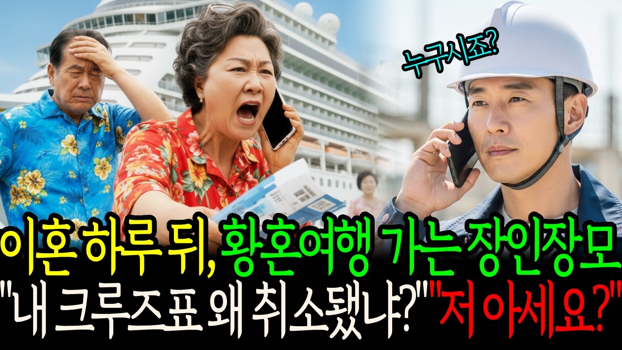 이혼 하루 뒤, 황혼여행 가는 장인장모 