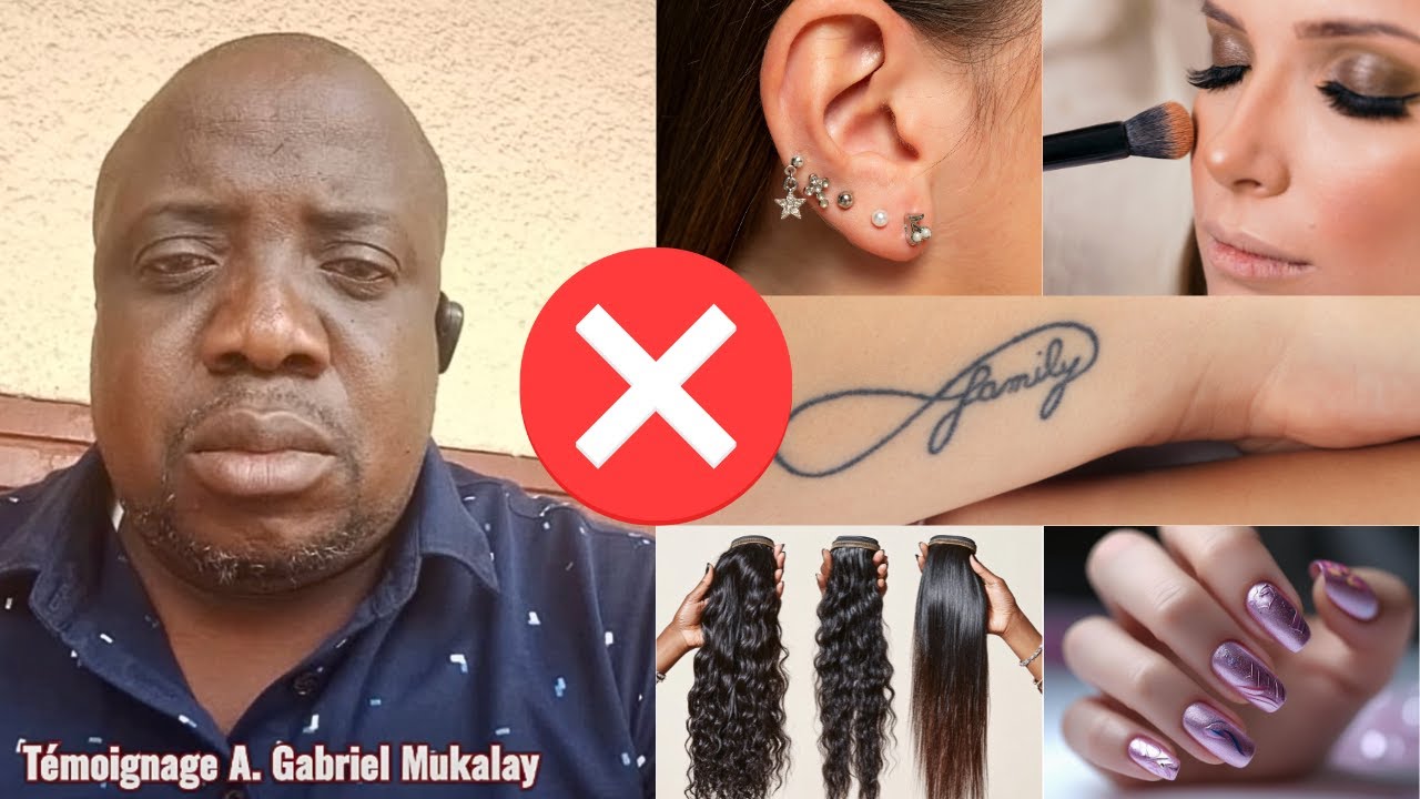 Il a vu ceux qui ne se sont pas DÉPOUILLÉS en ENFER: maquillage, mèches, tatouag- Gabriel Mukalay