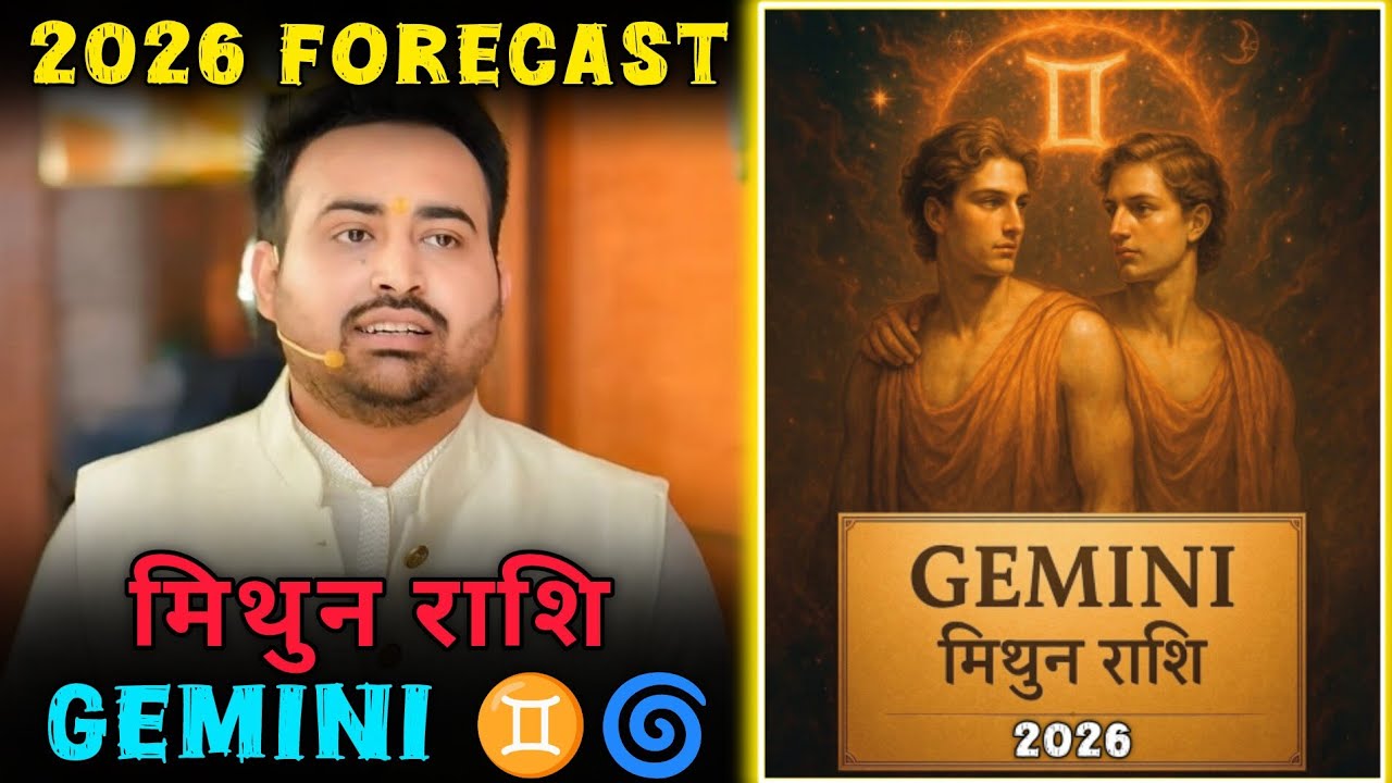 Gemini ♊🌀 (मिथुन राशि): Personality and 2026 Jyotish Prediction Explained – by Arun Pandit #gemini