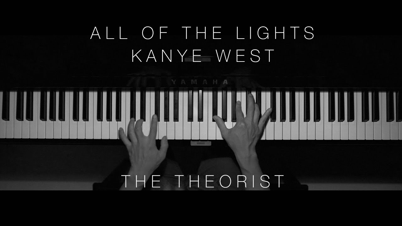 Kanye West - All of The Lights | The Theorist Piano Cover)