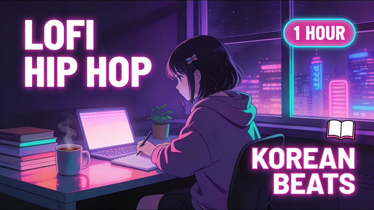 Lofi Hip Hop Radio 📚 1 Hour Korean Study Beats to Relax/Focus/Work To