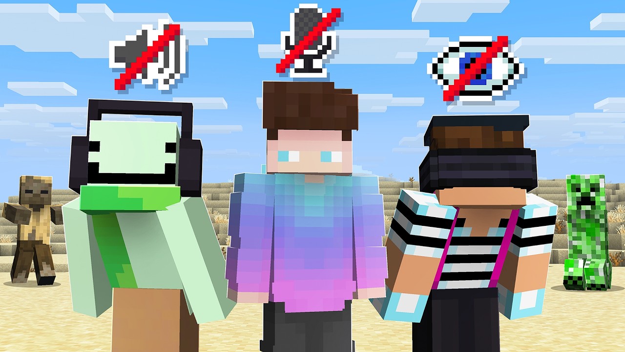 Minecraft, aber Blind Taub & Stumm