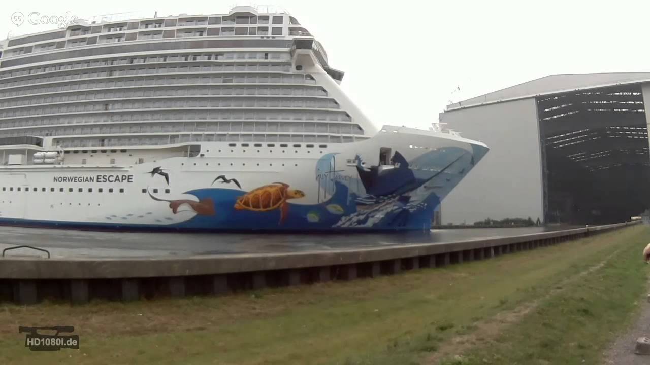 Replay: Ausdocken der Norwegian Escape am 15. August