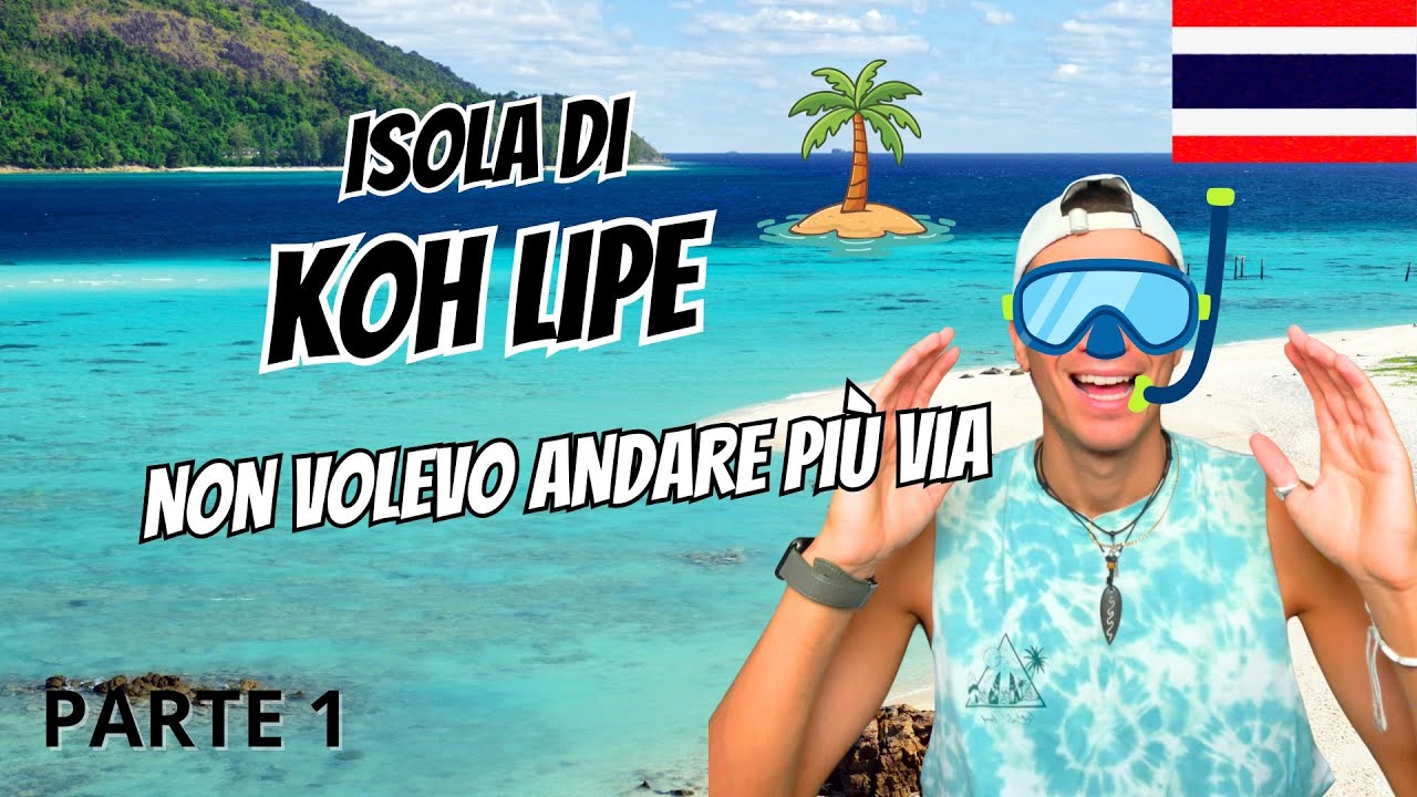 KHO LIPE , La più bella isola della Thailandia? 🏝️🇹🇭 parte 1
