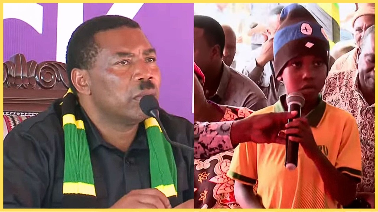 KWA UJASIRI MKUBWA MTOTO MDOGO AMUOMBEA MAMA YAKE MSAADA MBELE YA WAZIRI MKUU