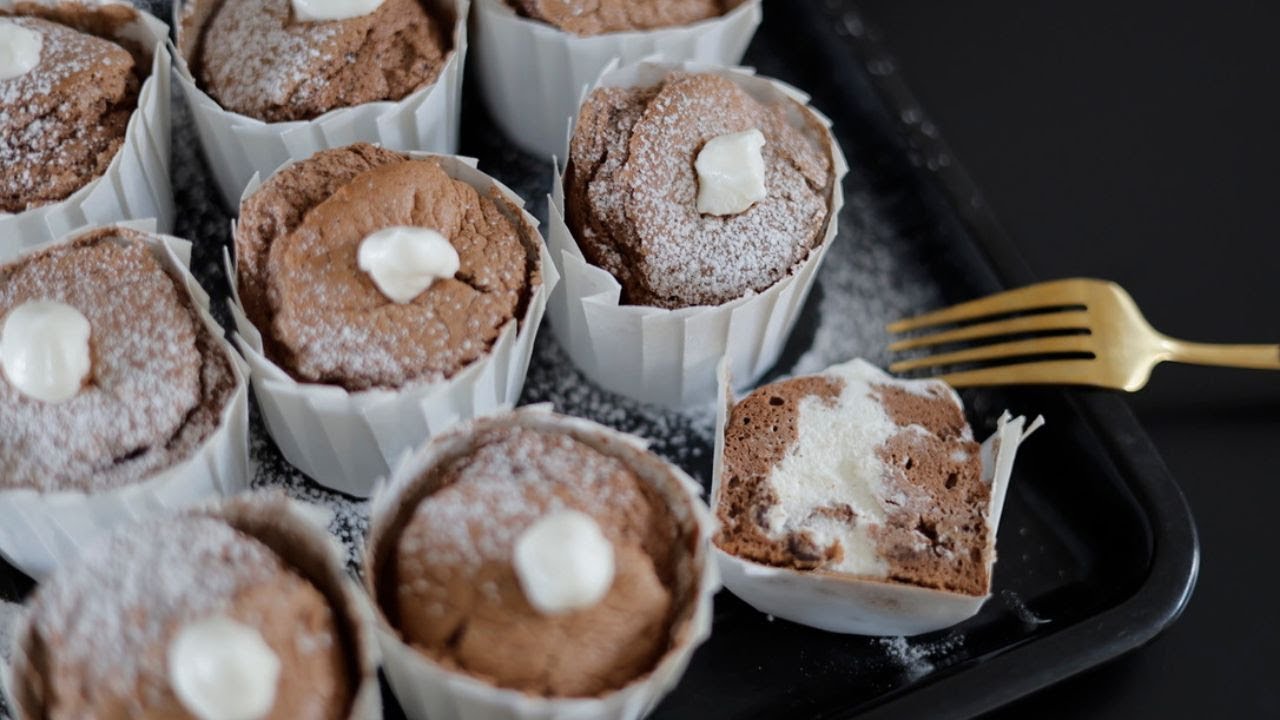 生シフォンカップケーキ｜Fluffy Cup Chiffon Cake