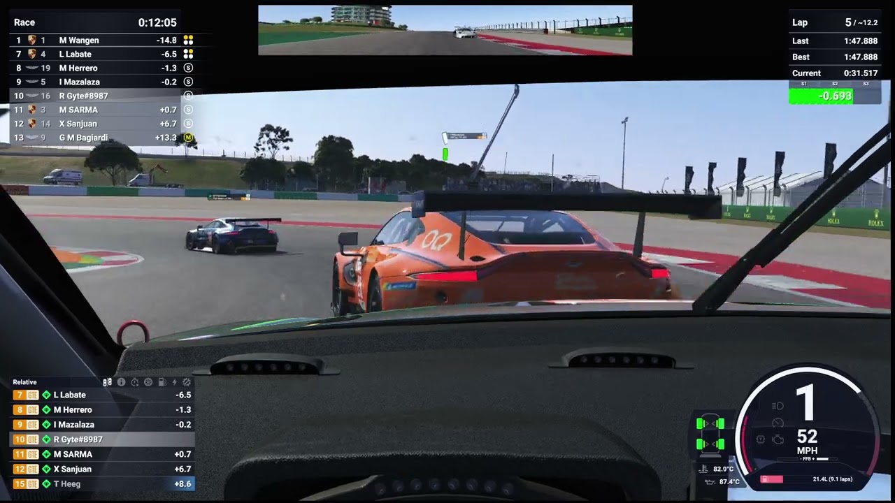 LMU - Last Daily Race @ Portimao - Solid run 20th to 6th - Aston Martin Vantage