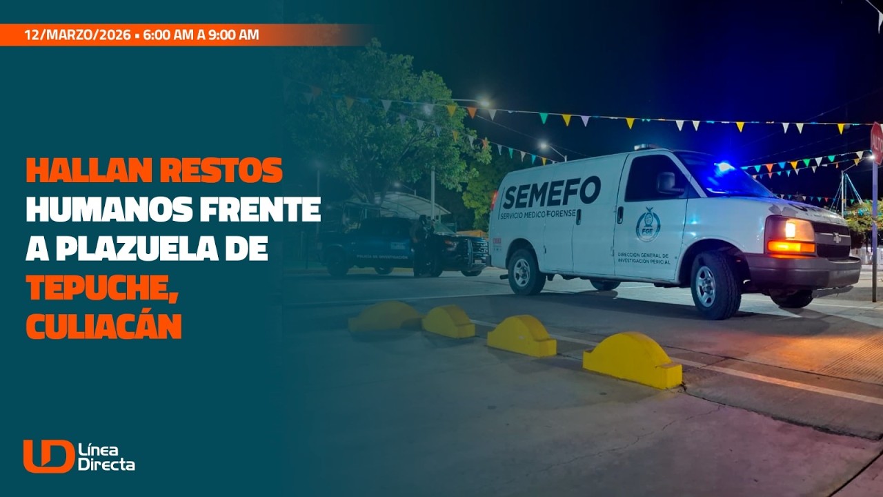 Hallan restos humanos frente a plazuela de Tepuche, Culiacán