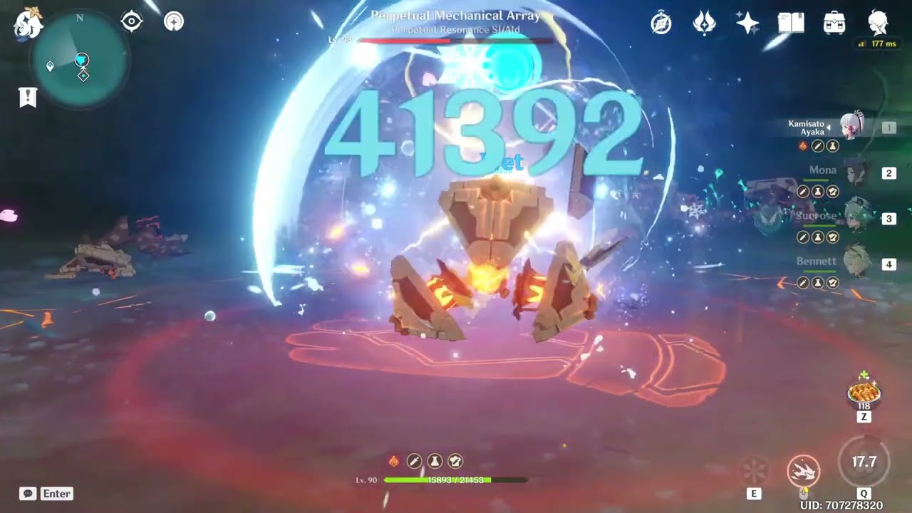 Ayaka nuke with buffs