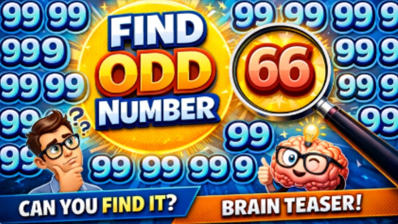 Find The Odd Number 👀 | Quick Puzzle🍦 [Only Geniuses Can Find All! 🧠