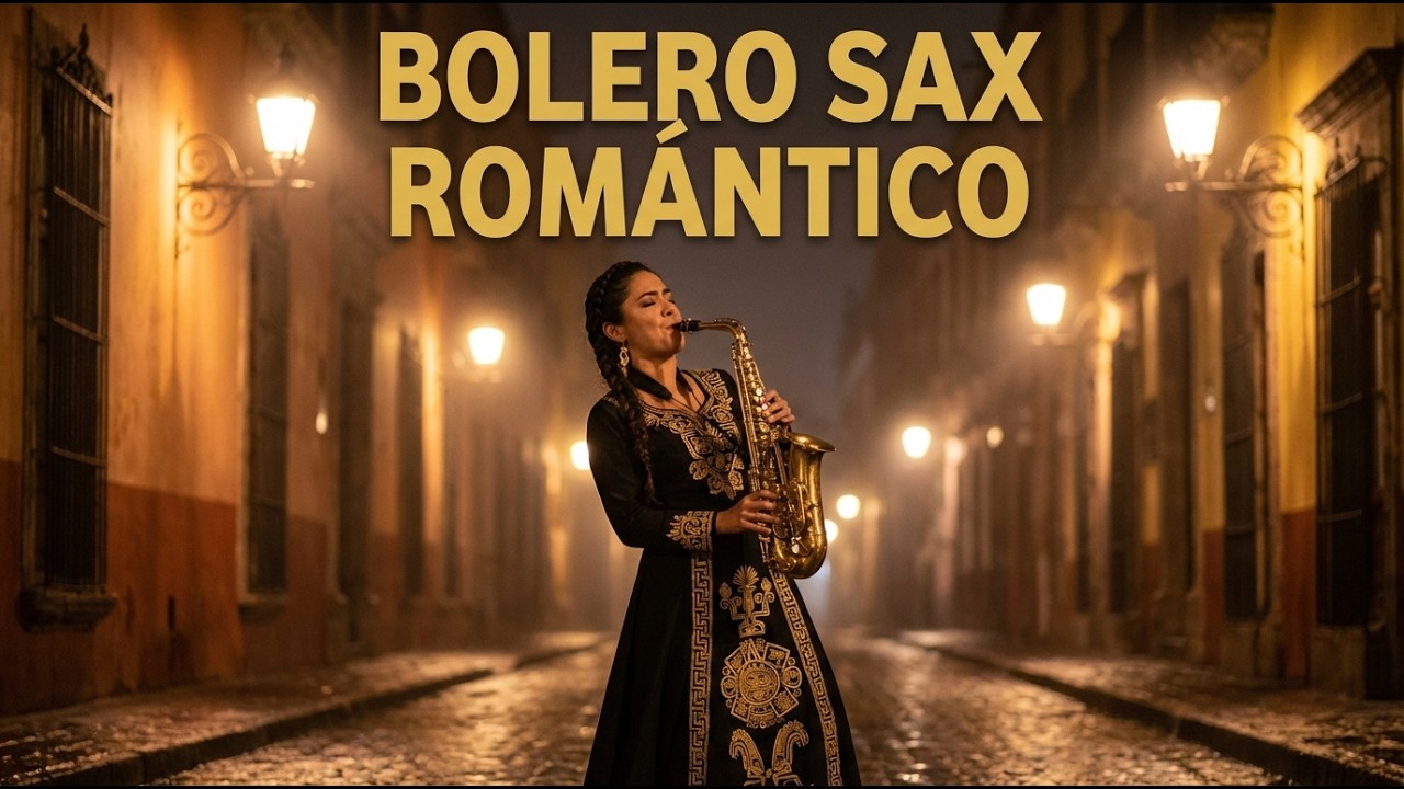 Sax Latino Romántico Instrumental para Dormir Profundamente y Relajarse en una Noche Serena