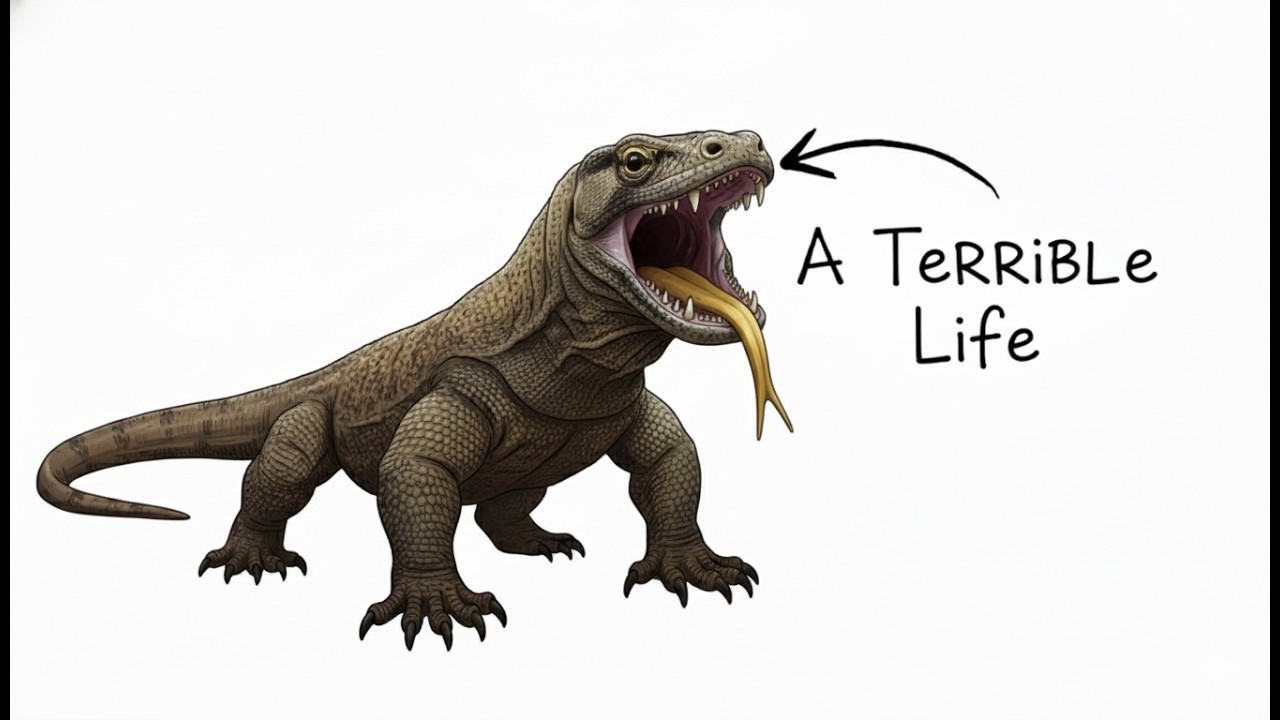 What if you were born as a Komodo Dragon?