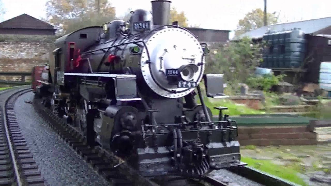 Video 17.  Accucraft M6 live steam gas fired Gauge 1 loco