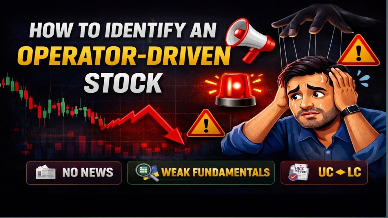 Operator Driven Stocks  | Kaise Pehchaane Manipulated Shares? | Safe Investing Guide