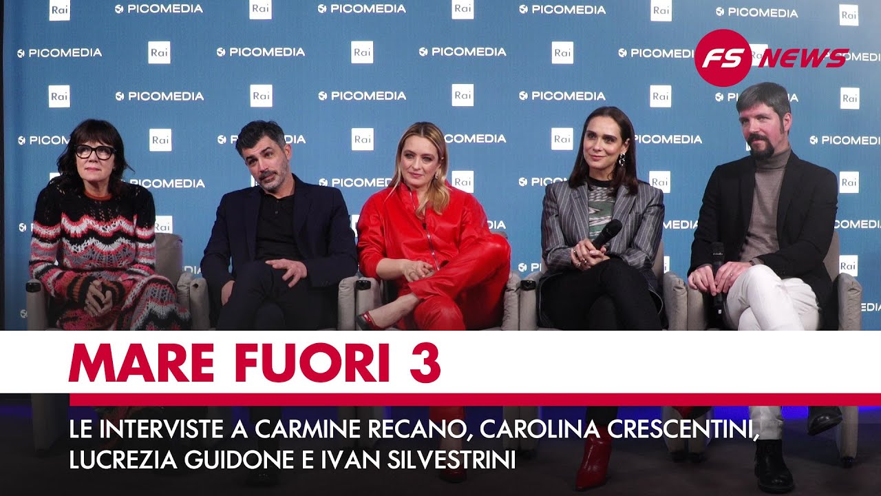 Mare Fuori 3: interviste a Carolina Crescentini, Carmine Recano, Lucrezia Guidone e Ivan Silvestrini