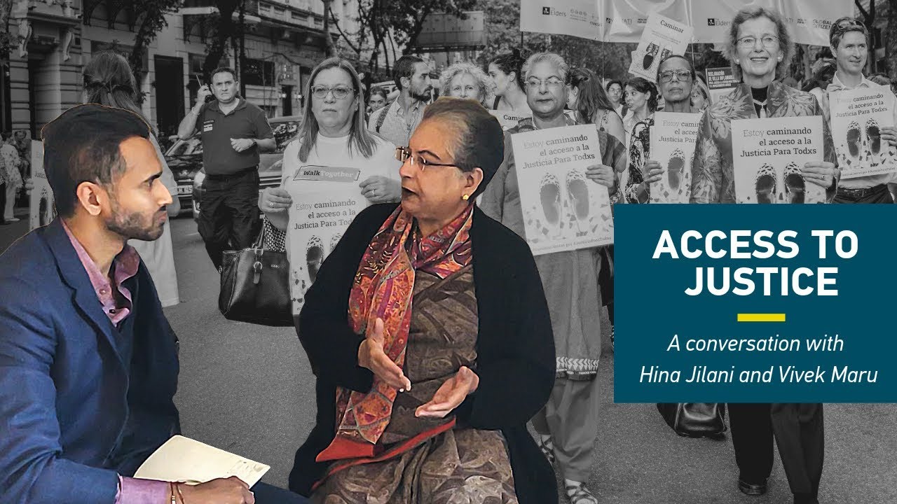 An access to justice discussion with Hina Jilani and Vivek Maru