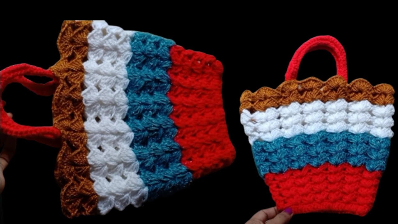 अपने हाथों से बनाए सुंदर पर्स || crochet purse|| all home tips
