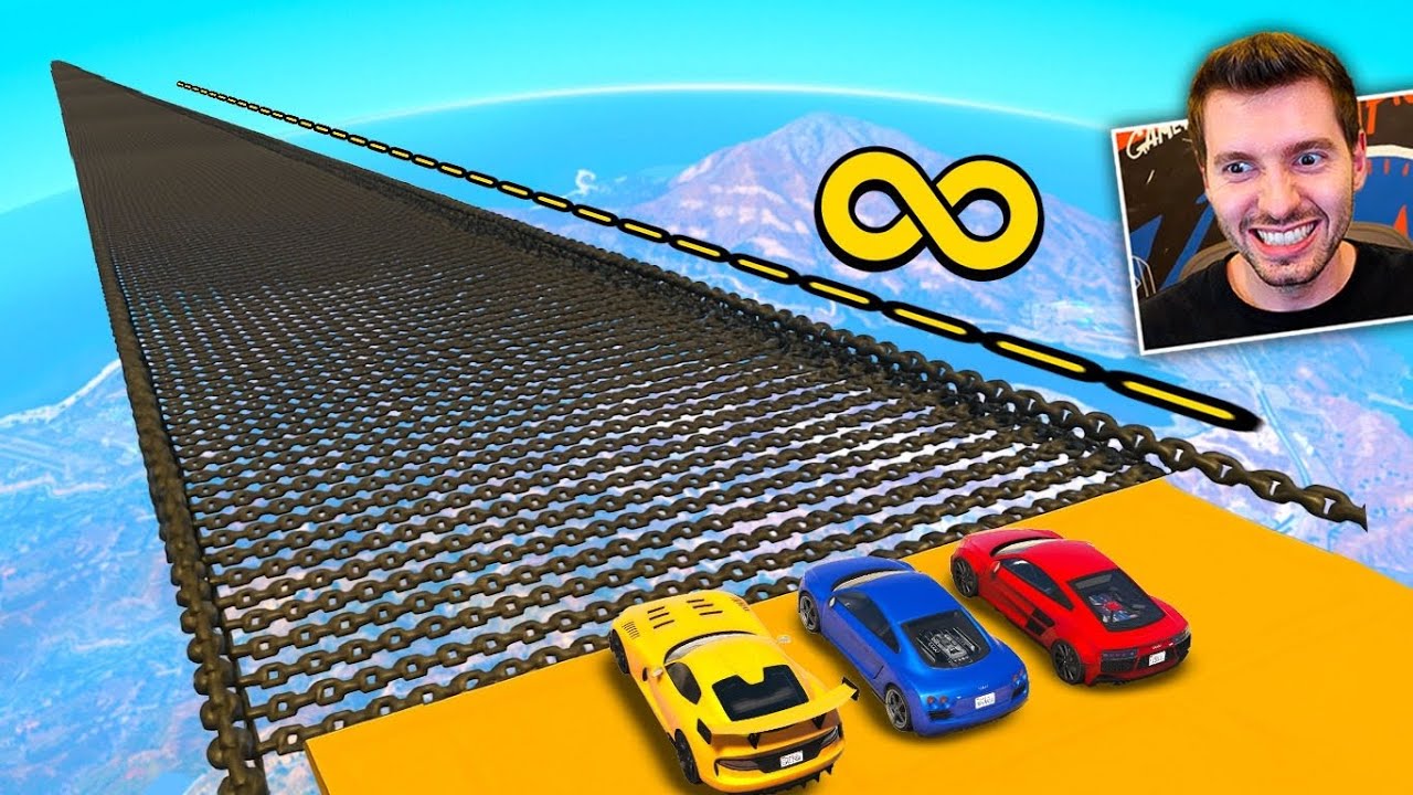 GTA V Online: CORRIDA INFINITA com CORRENTE SUSPENSA! (VAI E VOLTA)