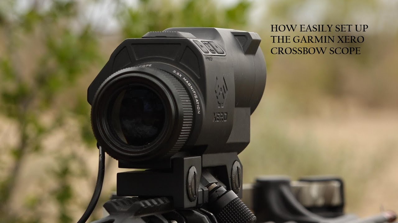 Setting Up The Garmin  Xero X1i Crossbow Scope