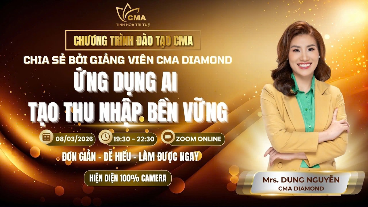135. Ứng dụng AI tạo thu nhập bền vững (Ngày 08/3/2026)