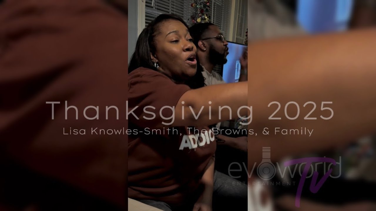 Lisa Knowles-Smith, The Brown Singers, and family singing together on Thanksgiving Day 2025