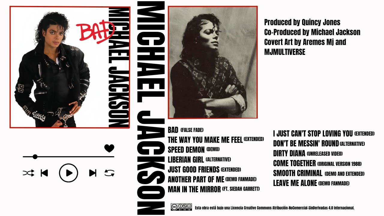 [NEW ALBUM] BAD (DEMOS & EXTENDED) - MICHAEL JACKSON