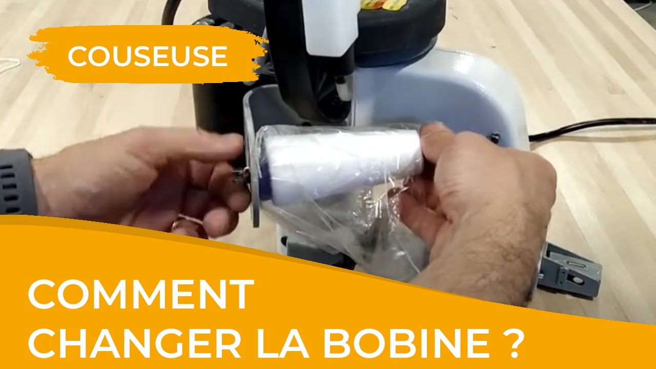 Couseuse portative 4000A - Comment changer la bobine de fil