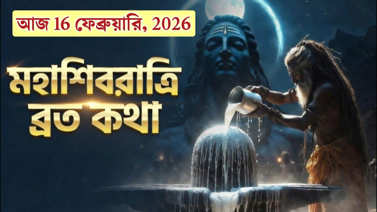 মহাশিবরাত্রির ব্রত মাহাত্ম্য কথা ।। Mahashivratri Vrat Mahatmya Kotha 2026